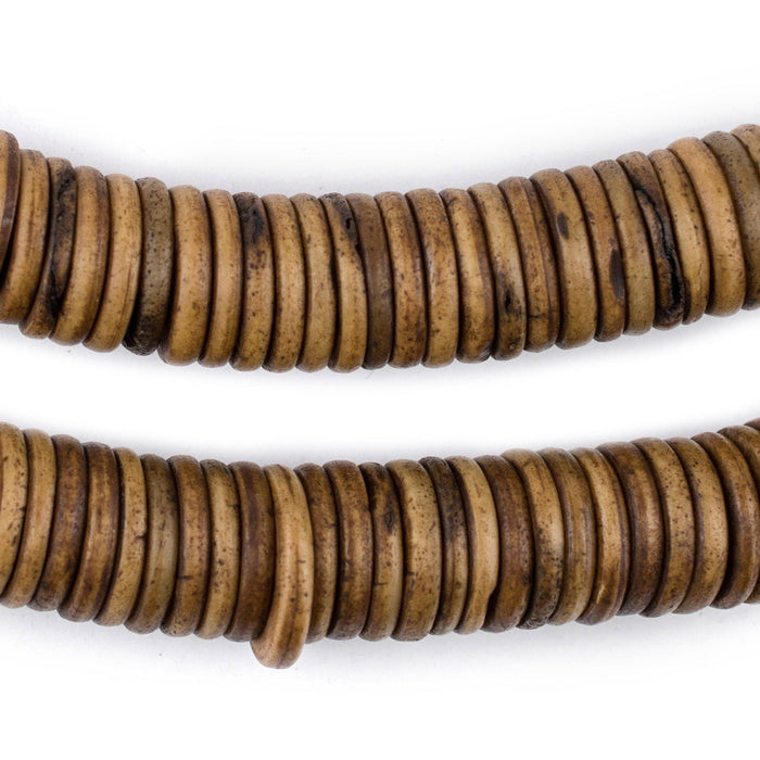 Brown Bone Button Beads (14mm) - The Bead Chest
