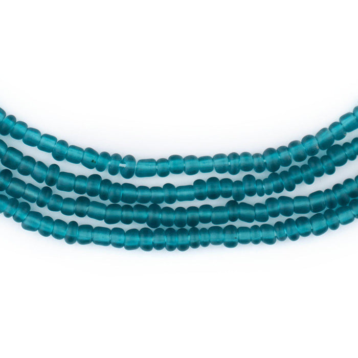 Teal Matte Glass Seed Beads (3mm) - The Bead Chest
