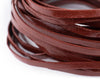 3.0mm Brown Flat Leather Cord (15ft)