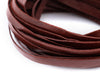 6.0mm Brown Flat Leather Cord (15ft)