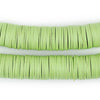 Lime Green Vinyl Phono Record Beads (14mm)