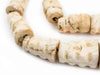 Ridged Barrel Naga Conch Shell Beads (15mm) - The Bead Chest