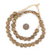 Circular Cross Brass Filigree Beads (12mm) - The Bead Chest