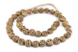 Circular Cross Brass Filigree Beads (12mm) - The Bead Chest