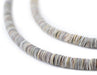 Grey Shell Heishi Beads (5mm) - The Bead Chest
