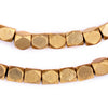 Brass Diamond Cut Beads (9mm)