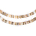 Beige Natural Shell Heishi Beads (5mm) - The Bead Chest