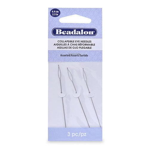 2.5" Collapsible Eye Needles Variety Pack (3 pc) - The Bead Chest