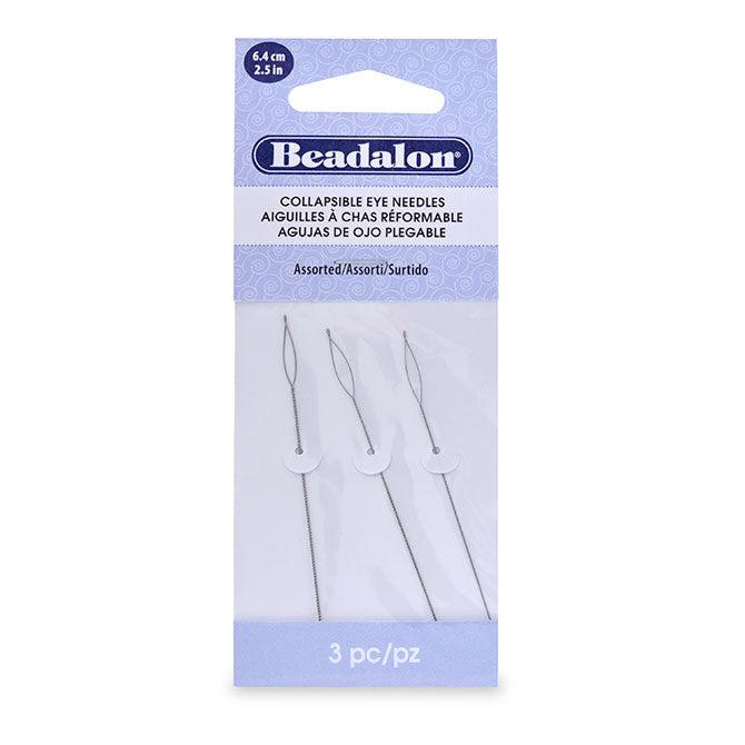 2.5" Collapsible Eye Needles Variety Pack (3 pc) - The Bead Chest