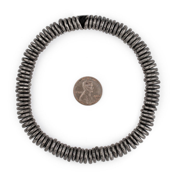 Midnight Brass Donut Beads (10mm) - The Bead Chest