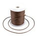 2mm Light Brown Waxed Polyester Cord (250ft) - The Bead Chest