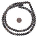 Dark Antiqued Round Tibetan Agate Beads (8mm) - The Bead Chest