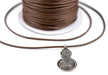 2mm Light Brown Waxed Polyester Cord (250ft) - The Bead Chest