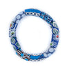 Blue African Bead Bracelet
