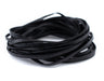 3.0mm Black Flat Leather Cord (15ft) - The Bead Chest