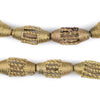 Braided Brass Filigree Oval Beads (24x15mm)