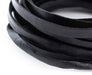 6.0mm Black Flat Leather Cord (15ft) - The Bead Chest