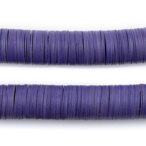 Purple Vinyl Phono Record Beads (14mm) - The Bead Chest
