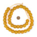 Light Orange Recycled Glass Beads (18mm) - The Bead Chest