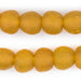 Light Orange Recycled Glass Beads (18mm) - The Bead Chest