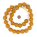 Jumbo Light Orange Bicone Recycled Glass Beads (25mm) - The Bead Chest