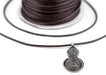 2mm Dark Brown Waxed Polyester Cord (250ft) - The Bead Chest