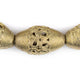 Jumbo Bicone Ghana Brass Filigree Beads (34x21mm) - The Bead Chest