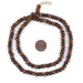 Honey Brown Inlaid Yak Bone Mala Beads (6mm) - The Bead Chest