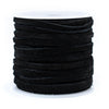 4.0mm Black Flat Suede Leather Cord (75ft)