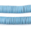 Baby Blue Vinyl Phono Record Beads (14mm)
