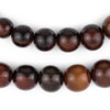 Spherical Natural Ghana Horn Beads (15-30mm)