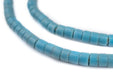 Turquoise Vintage Czech Cylinder Beads (4x6mm) - The Bead Chest