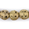 Cameroon-Style Brass Filigree Globe Beads (20mm)