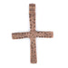 Hammered Dot Ethiopian Copper Cross Pendant - The Bead Chest