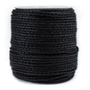 3.0mm Black Round Braided Bolo Leather Cord (3ft)
