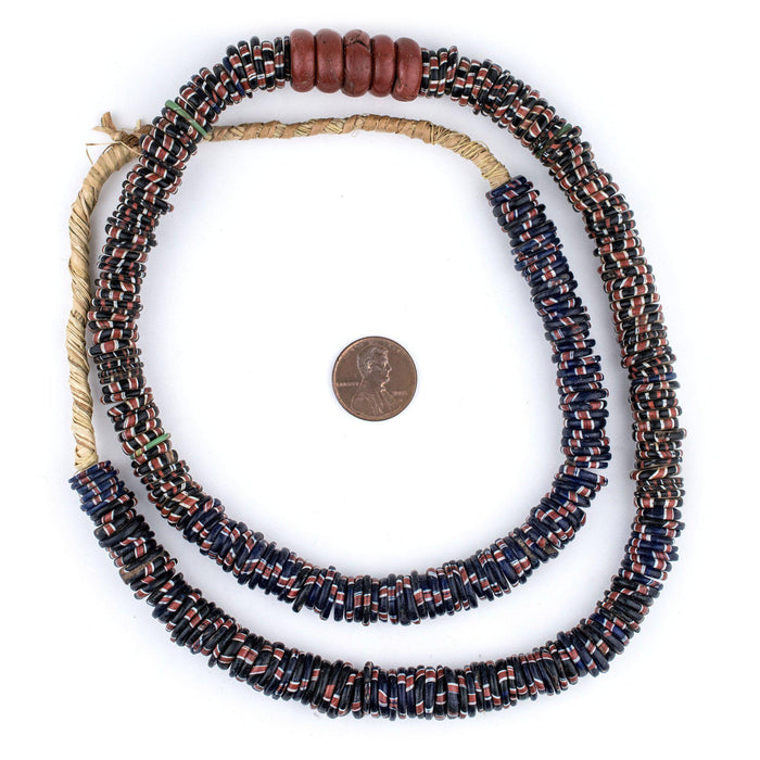 Striped Venetian Aja Beads (10mm) - The Bead Chest