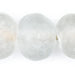 Super Jumbo Clear Recycled Glass Beads (35mm) - The Bead Chest