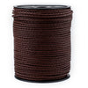 2.5mm Brown Round Braided Bolo Leather Cord (3ft)