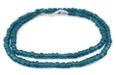 Mottled Vintage Blue Java Glass Beads (4-6mm) - The Bead Chest