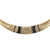 Patterned Tuareg Silver Choker Necklace