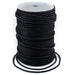 4.0mm Black Round Braided Bolo Leather Cord (3ft) - The Bead Chest