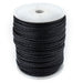 2.5mm Black Round Braided Bolo Leather Cord (3ft) - The Bead Chest