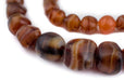 Old Mali Striped Agate Style Beads (9-16mm) - The Bead Chest