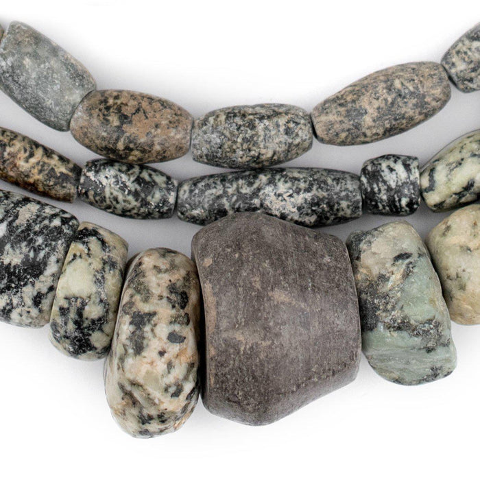 Ancient Mali Granite Stone Beads - The Bead Chest