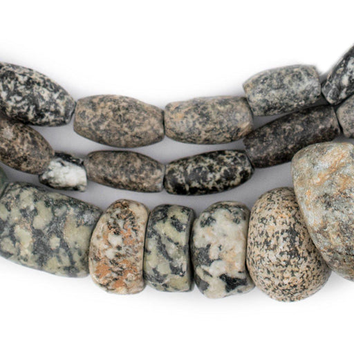 Ancient Mali Granite Stone Beads - The Bead Chest