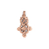 Copper Coptic Cross Pendant (40x22mm)