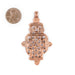 Copper Coptic Cross Pendant (63x36mm) - The Bead Chest