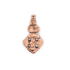 Copper Coptic Cross Pendant (38x20mm)