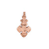 Copper Coptic Cross Pendant (41x22mm)