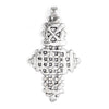 Silver Ethiopian Coptic Cross (88x48mm)